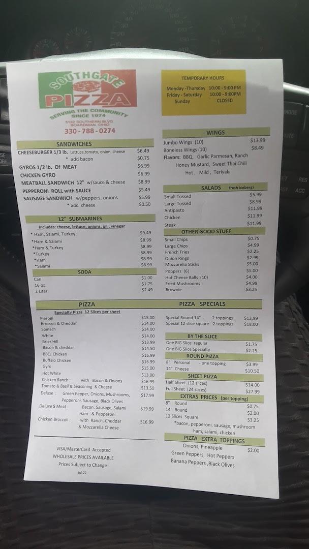 Southgate Pizza